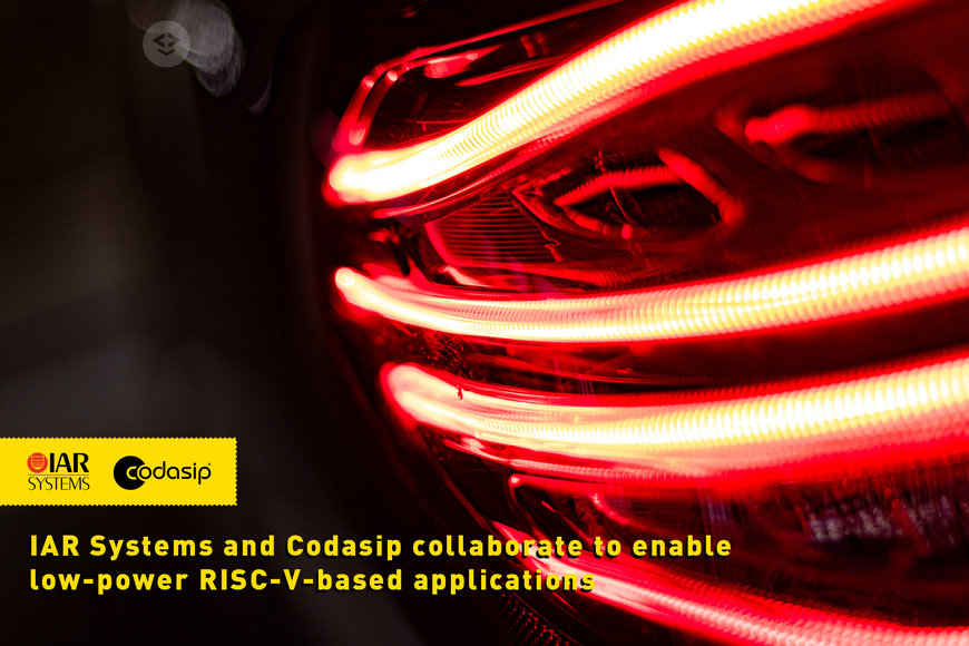 IAR Systems and Codasip collaborate to enable low-power RISC-V-based applications